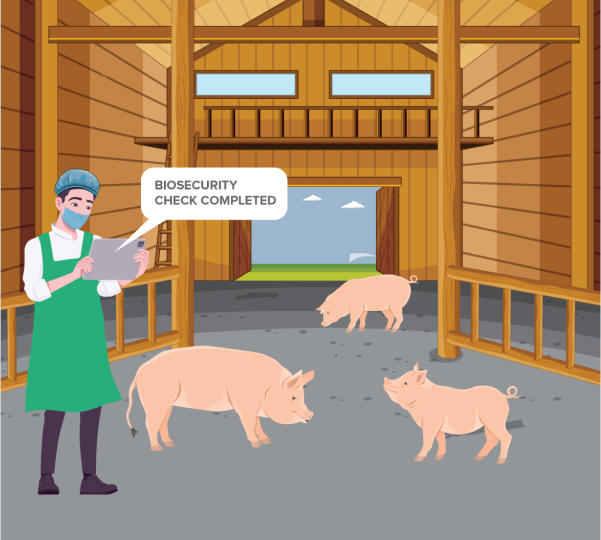 Biosecurity feature of our livestock software system
