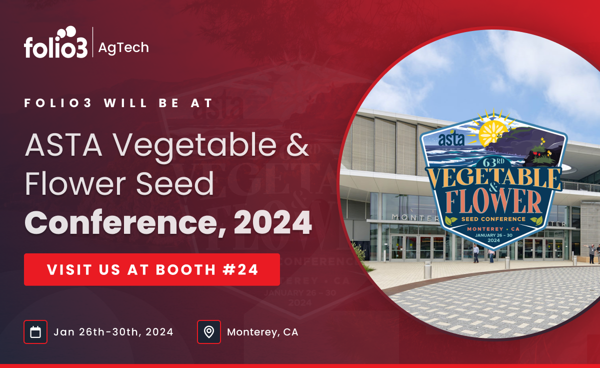 Folio3 Agtech to Exhibit at ASTA Vegetable & Flower Seed Conference