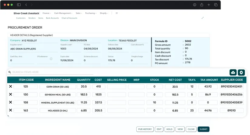 image showcasing activities in procurement & sourcing