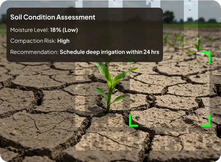 image of soil condition assessment