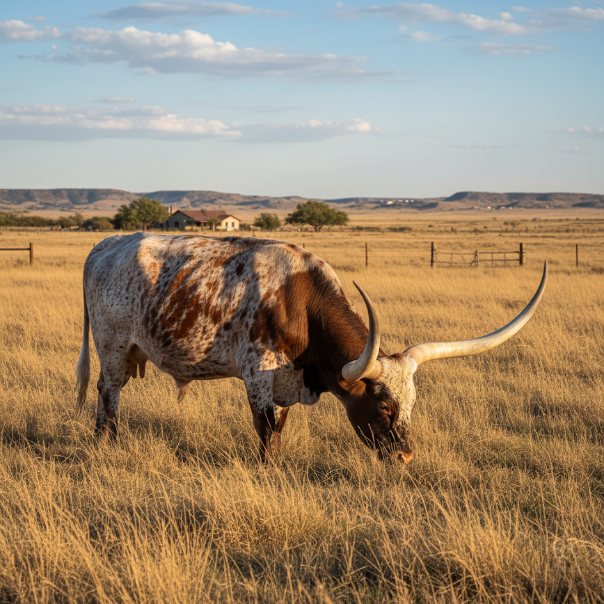 Texas Longhorn cattle breed
