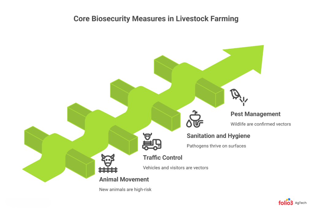 Core Biosecurity Measures in Livestock Farming